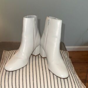 Chinese Laundry White Ankle Boots